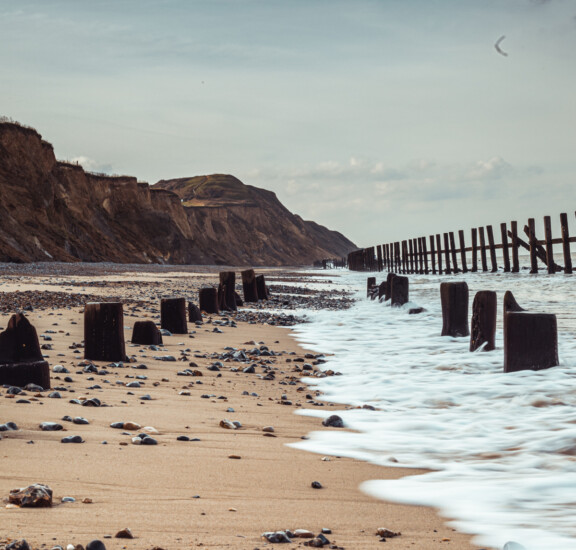 Winter beach walks